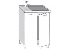 2.60.2мн Шкаф-стол на 600мм под накладную мойку с 2-мя дверцами в Североуральске - severouralsk.магазин96.com | фото