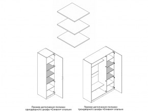 Комплект полок шкафа 1 дверного или 3 дверного в Североуральске - severouralsk.магазин96.com | фото