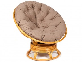 Кресло-качалка Papasan w 23/01 B с подушкой Honey, экошерсть Коричневый в Североуральске - severouralsk.магазин96.com | фото