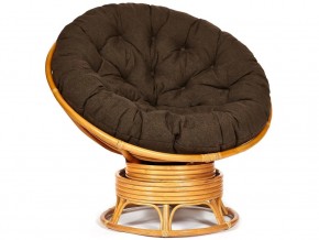 Кресло-качалка Papasan w 23/01 B с подушкой Honey, ткань Коричневый в Североуральске - severouralsk.магазин96.com | фото