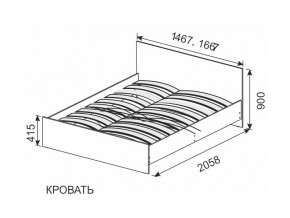 Кровать 1600х2000 ортопедическое основание в Североуральске - severouralsk.магазин96.com | фото