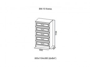 ВМ-10 Комод в Североуральске - severouralsk.магазин96.com | фото